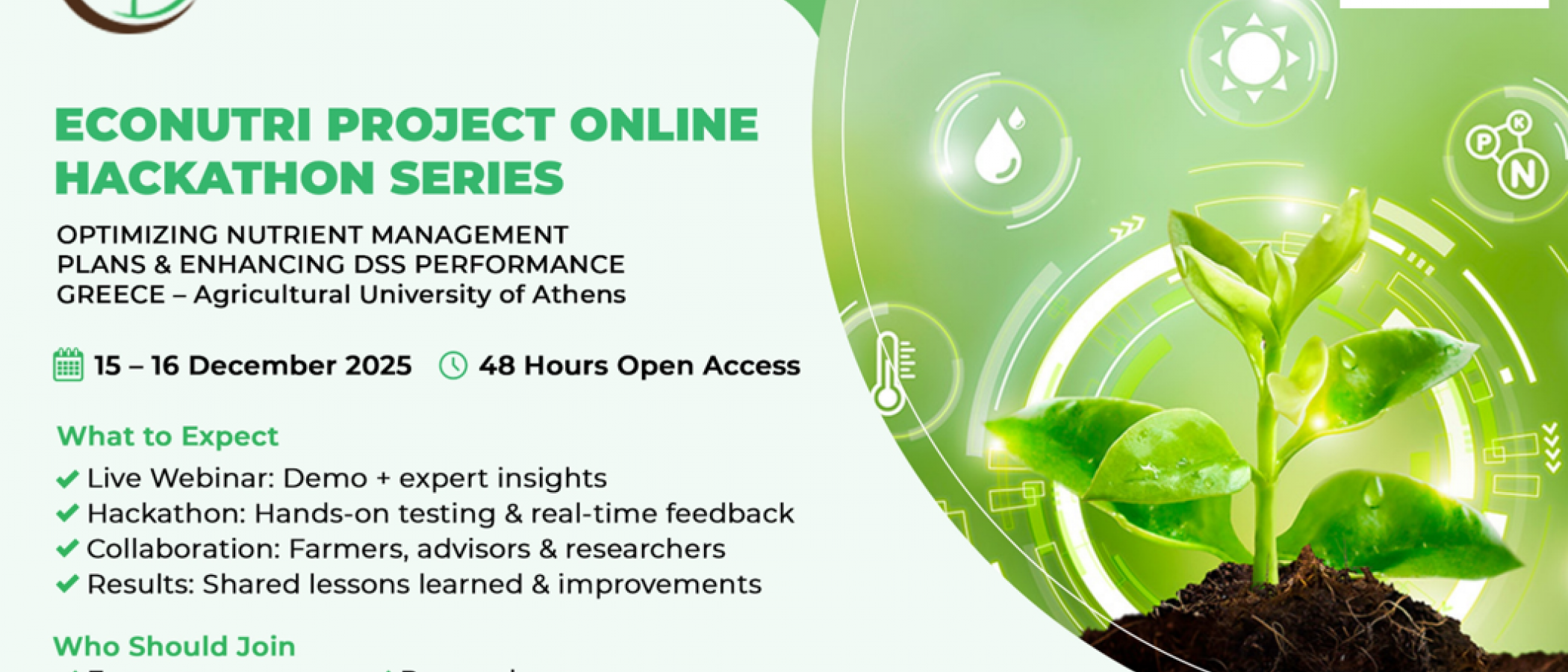 «Hackathon 2025: OPTIMIZING NUTRIENT MANAGEMENT PLANS & ENHANCING DSS PERFORMANCE»