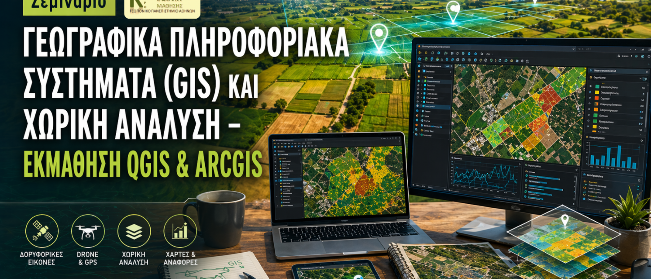 ΕΚΠΑΙΔΕΥΤΙΚΟ ΠΡΟΓΡΑΜΜΑ "Γεωγραφικά Πληροφοριακά Συστήματα (GIS) και Χωρική Ανάλυση – Εκμάθηση QGIS & ARCGIS”