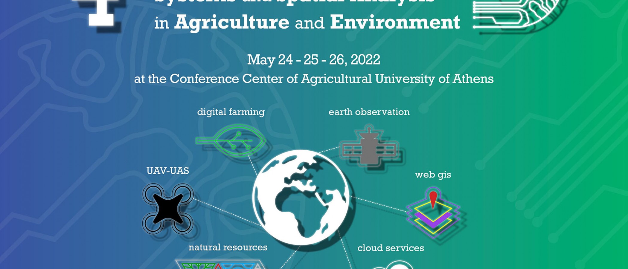 4th Congress of Geographical Information Systems and Spatial Analysis in Agriculture and Environment