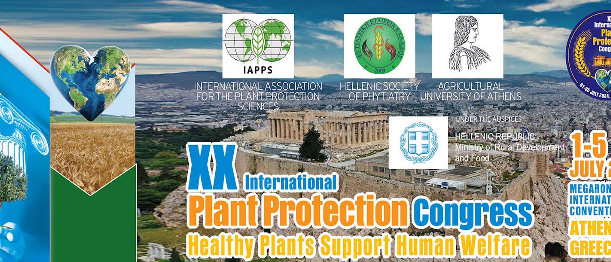 Organization of the XX International Plant Protection Congress under the auspices of the Agricultural University of Athens