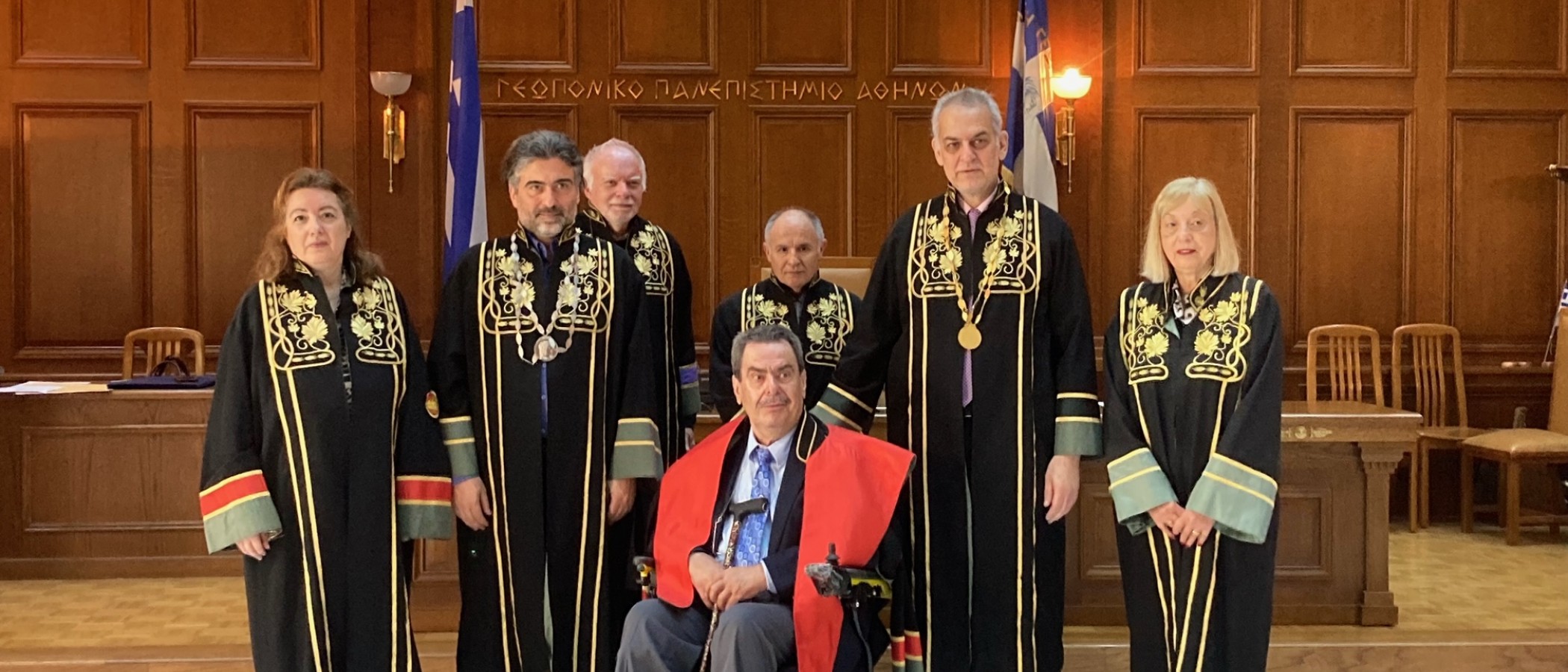 Ceremony Granting of an Honorary Doctorate of the Agricultural University of Athens to the Professor Emeritus of the Colorado State University, Dr. Ioannis Sofos.