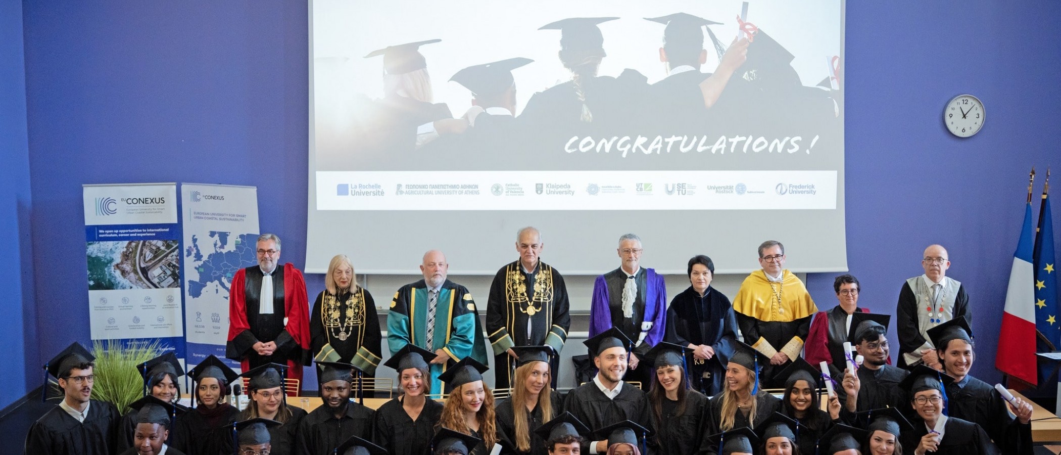Participation of the Agricultural University of Athens in the Graduation Ceremony and Awarding of Specialization Diplomas to Graduates of the 2nd Cohort of the EU-CONEXUS Joint Master’s Programme in Marine Biotechnology