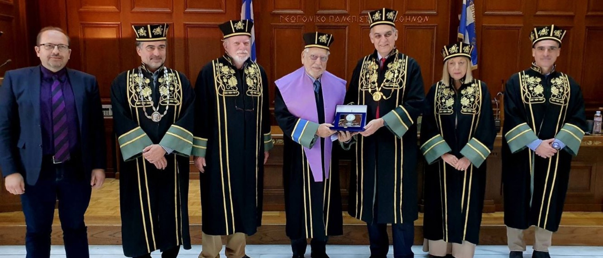 Announcement of the Academic-Emeritus Professor of Pediatrics and Endocrinology Dr Georgiou Chroussou as an Honorary Doctor of the Agricultural University of Athens